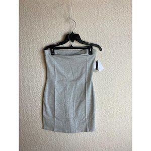 Nordstrom BP Grey Light Heather Halter Top Shirt Dress Size Medium New with Tags